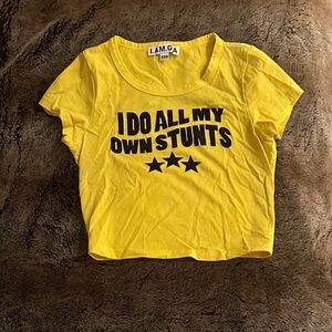 I.AM.GIA Kids Bright Yellow Stunt Tee